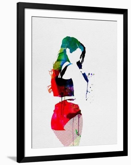 Iggy Watercolor-Lora Feldman-Framed Art Print