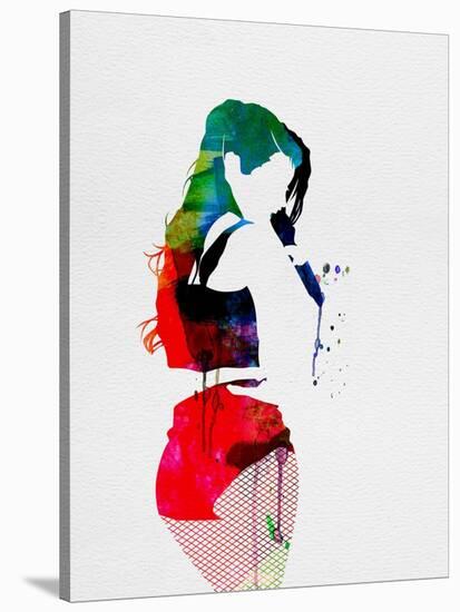 Iggy Watercolor-Lora Feldman-Stretched Canvas