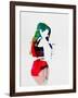 Iggy Watercolor-Lora Feldman-Framed Art Print