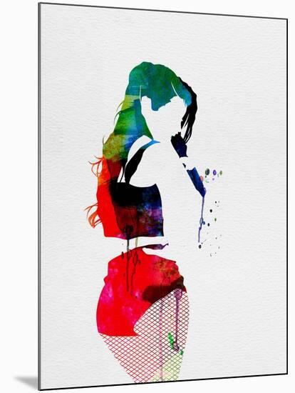 Iggy Watercolor-Lora Feldman-Mounted Art Print