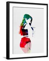 Iggy Watercolor-Lora Feldman-Framed Art Print