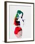 Iggy Watercolor-Lora Feldman-Framed Art Print