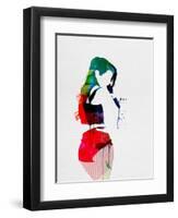 Iggy Watercolor-Lora Feldman-Framed Art Print