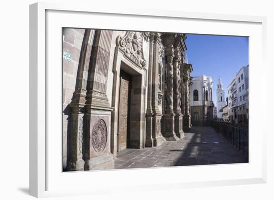 Iglesia de la Compania de Jesus, UNESCO World Heritage Site, Quito, Ecuador, South America-Peter Groenendijk-Framed Photographic Print