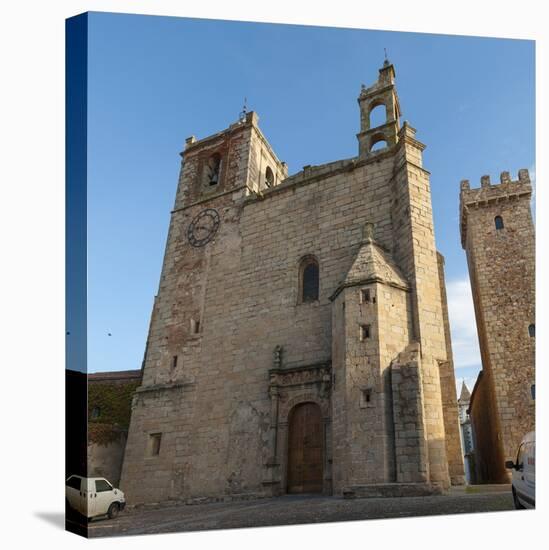 Iglesia De San Mateo, Caceres, UNESCO World Heritage Site, Extremadura, Spain, Europe-Michael Snell-Stretched Canvas