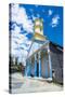 Iglesia San Carlos De Chonchi, UNESCO World Heritage Site, Chonchi, Chiloe, Chile, South America-Michael Runkel-Stretched Canvas