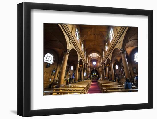 Iglesia San Francisco De Castro, UNESCO World Heritage Site, Castro, Chiloe, Chile, South America-Michael Runkel-Framed Photographic Print
