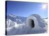 Igloo, Alps, Italy, Europe-Vincenzo Lombardo-Stretched Canvas