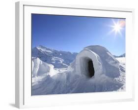 Igloo, Alps, Italy, Europe-Vincenzo Lombardo-Framed Photographic Print