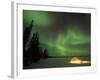 Igloo Lit Up at Night under Northern Lights Northwest Territories, Canada March 2007-Eric Baccega-Framed Photographic Print