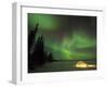 Igloo Lit Up at Night under Northern Lights Northwest Territories, Canada March 2007-Eric Baccega-Framed Photographic Print