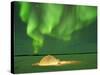 Igloo under Northern Lights, Northwest Territories, Canada March 2007-Eric Baccega-Stretched Canvas