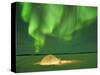 Igloo under Northern Lights, Northwest Territories, Canada March 2007-Eric Baccega-Stretched Canvas