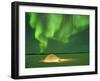 Igloo under Northern Lights, Northwest Territories, Canada March 2007-Eric Baccega-Framed Photographic Print