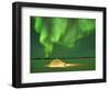 Igloo under Northern Lights, Northwest Territories, Canada March 2007-Eric Baccega-Framed Photographic Print