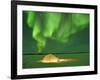 Igloo under Northern Lights, Northwest Territories, Canada March 2007-Eric Baccega-Framed Photographic Print