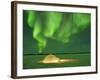 Igloo under Northern Lights, Northwest Territories, Canada March 2007-Eric Baccega-Framed Photographic Print