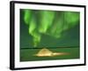 Igloo under Northern Lights, Northwest Territories, Canada March 2007-Eric Baccega-Framed Photographic Print