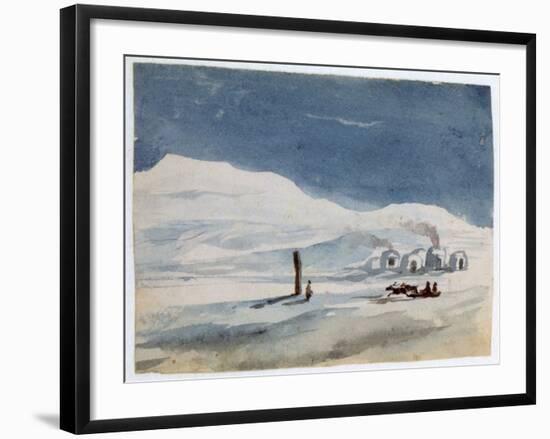 Igloos and Eskimos, 1820-1876-George Sand-Framed Giclee Print