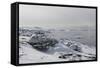 Igloos Outside the Arctic Hotel in Ilulissat, Greenland, Denmark, Polar Regions-Sergio Pitamitz-Framed Stretched Canvas