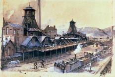 Foundry, Circa 1864, Detail-Ignace Francois Bonhomme-Giclee Print