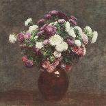 Pink and White Roses-Henri Fantin-Latour-Giclee Print