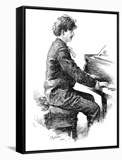 Ignace Jan Paderewski-null-Framed Stretched Canvas