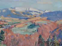 Lilac (Oil on Canvas)-Ignace Nazaire Oswald Pilloud-Giclee Print