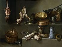 Bodegón Con Recipientes De Cocina Y Espárragos, Ca. 1652-Ignacio Arias-Stretched Canvas