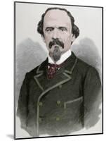 Ignacio Mariscal (1829-1910). Mexican Writer, Diplomat and Politician. Engraving. Colored.-Tarker-Mounted Photographic Print