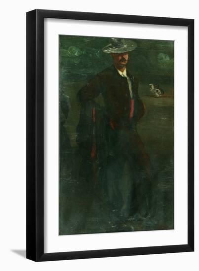 Ignacio Zuloaga as A Torero, C.1895 (Oil on Canvas)-William Rothenstein-Framed Giclee Print