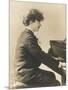 Ignacy Jan Paderewski Polish Pianist Composer and Statesman Playing a Grand Piano-null-Mounted Photographic Print