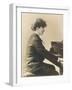 Ignacy Jan Paderewski Polish Pianist Composer and Statesman Playing a Grand Piano-null-Framed Photographic Print