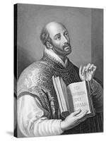 Ignatius Loyola, Engraved by William Holl the Younger, C.1830 (Engraving)-Peter Paul Rubens-Stretched Canvas