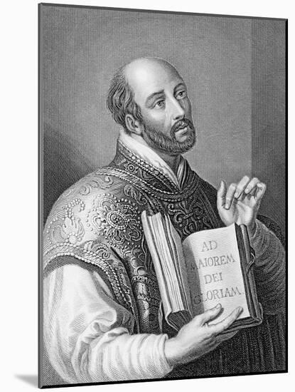 Ignatius Loyola, Engraved by William Holl the Younger, C.1830 (Engraving)-Peter Paul Rubens-Mounted Giclee Print