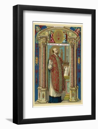 Ignatius Loyola Spanish Saint Founder of the Jesuit Order-null-Framed Photographic Print