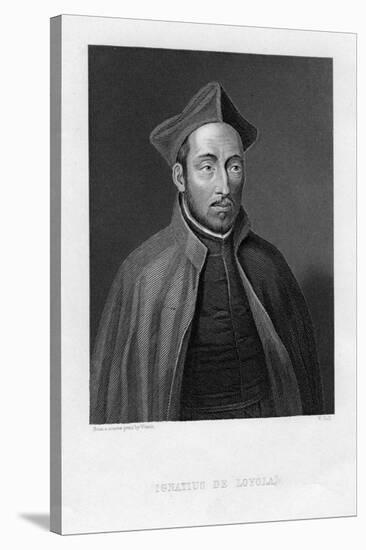 Ignatius of Loyola, Superior General of the Society of Jesus-W Holl-Stretched Canvas