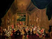 Initiation Ceremony in a Viennese Masonic Lodge During the Reign of Joseph II-Ignaz Unterberger-Framed Stretched Canvas