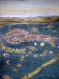 Venice: Map, 16Th Century-Ignazio Danti-Stretched Canvas