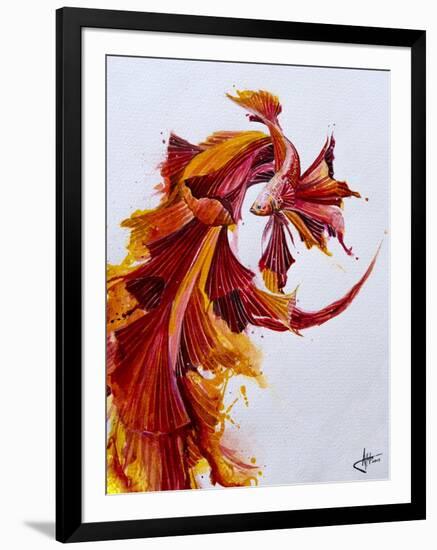 Ignite Vertical-Marc Allante-Framed Giclee Print