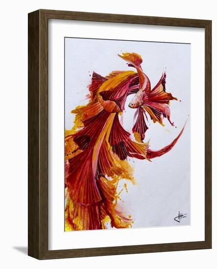 Ignite Vertical-Marc Allante-Framed Giclee Print