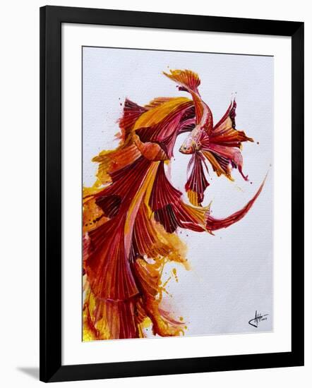 Ignite Vertical-Marc Allante-Framed Giclee Print