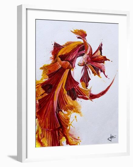 Ignite Vertical-Marc Allante-Framed Giclee Print