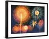 Ignited Fireworks-null-Framed Photographic Print