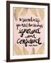 Ignorance and Confidence - Gold and Blush – Cat Coqullette-Cat Coquillette-Framed Giclee Print