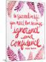 Ignorance and Confidence - Pink – Cat Coqullette-Cat Coquillette-Mounted Giclee Print