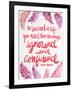 Ignorance and Confidence - Pink – Cat Coqullette-Cat Coquillette-Framed Giclee Print