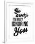 Ignoring-OnRei-Framed Art Print