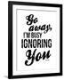 Ignoring-OnRei-Framed Art Print