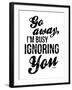 Ignoring-OnRei-Framed Art Print